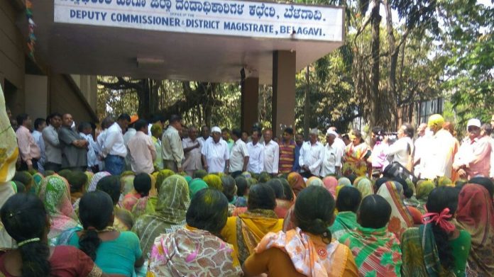 renuka devotee belgaum protest renuka devotee belgaum protest