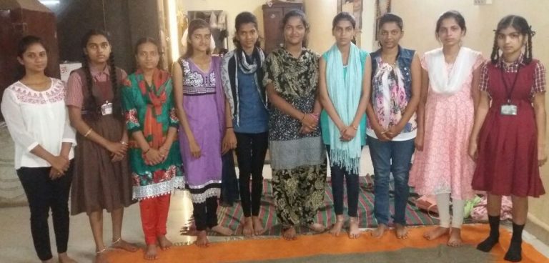 selected girls speech morcha