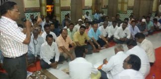 शिस्तीची अभेध्य एकजूट दाखऊन मोर्चा यशस्वी करूया – अमर येळ्ळूकर shahapur laxmi mandir meeting