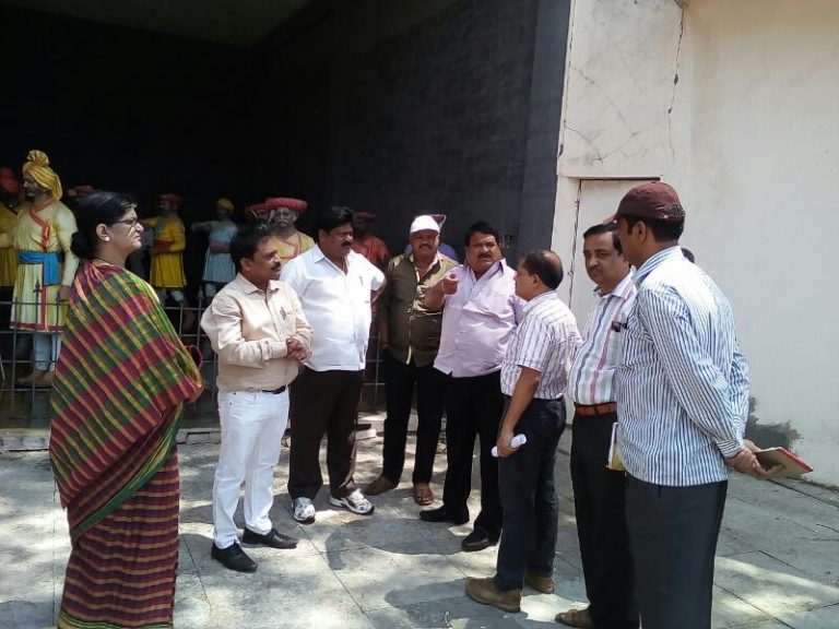 Mla visit shiv srushti
