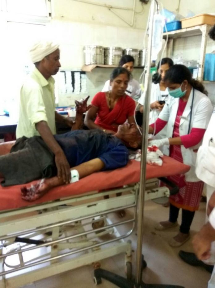 Farmer injured Farmer injured