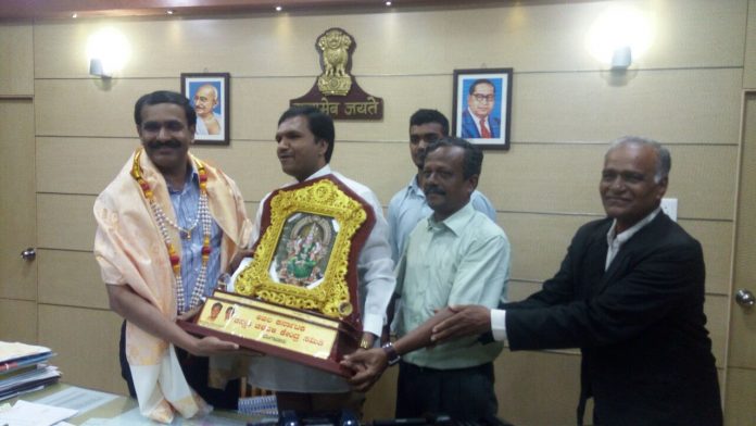 N jayram felicited N jayram felicited