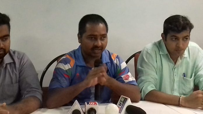 Blind cricket captain