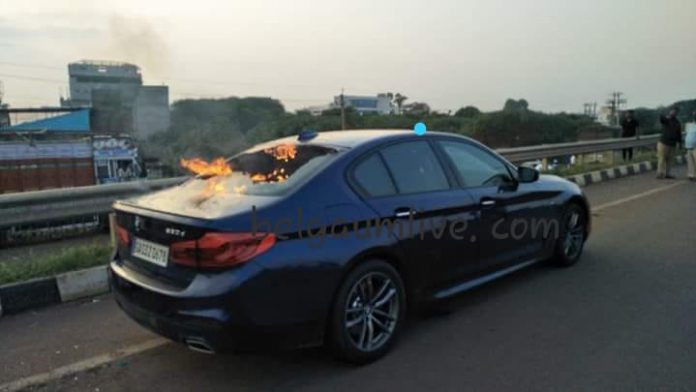 Goa bmw burnt