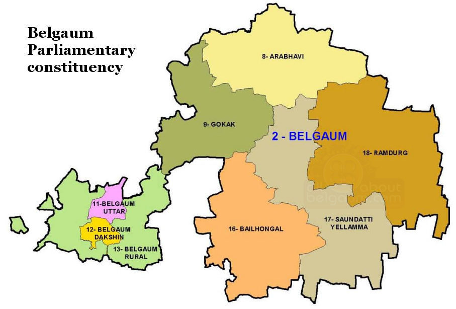 Map belgaum lokssbha