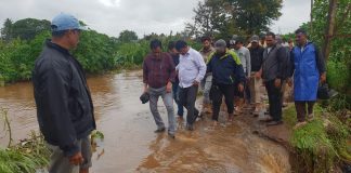 समर्थनगराची केली आमदारांनी पहाणी Mla visits samarth nagar