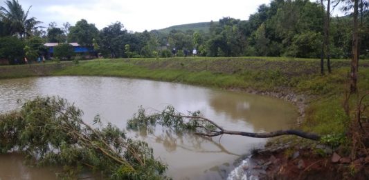 Yellur lake leakage