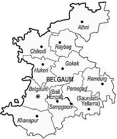 Belgaum district map