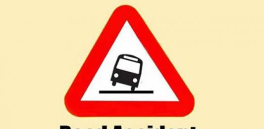 Road accident logo