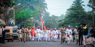 नेहरूनगर सदाशिवनगर परिसर झाला भगवामय Doud 4