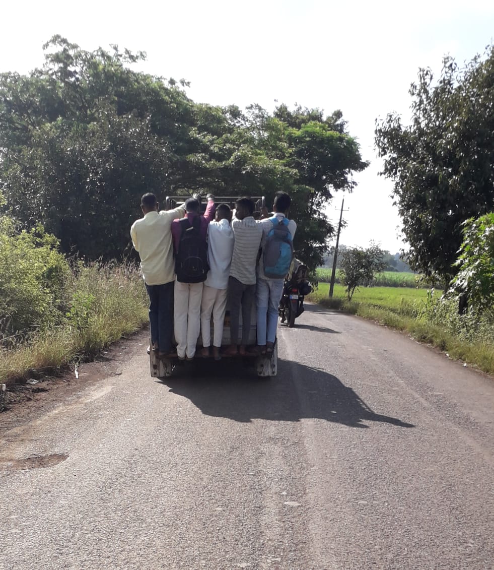 Dangerous traffic rural