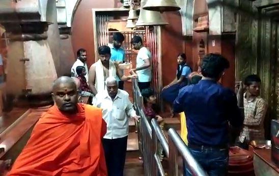 चिंचली श्री मायाक्का मंदिर सूर्यग्रहणातही खुले