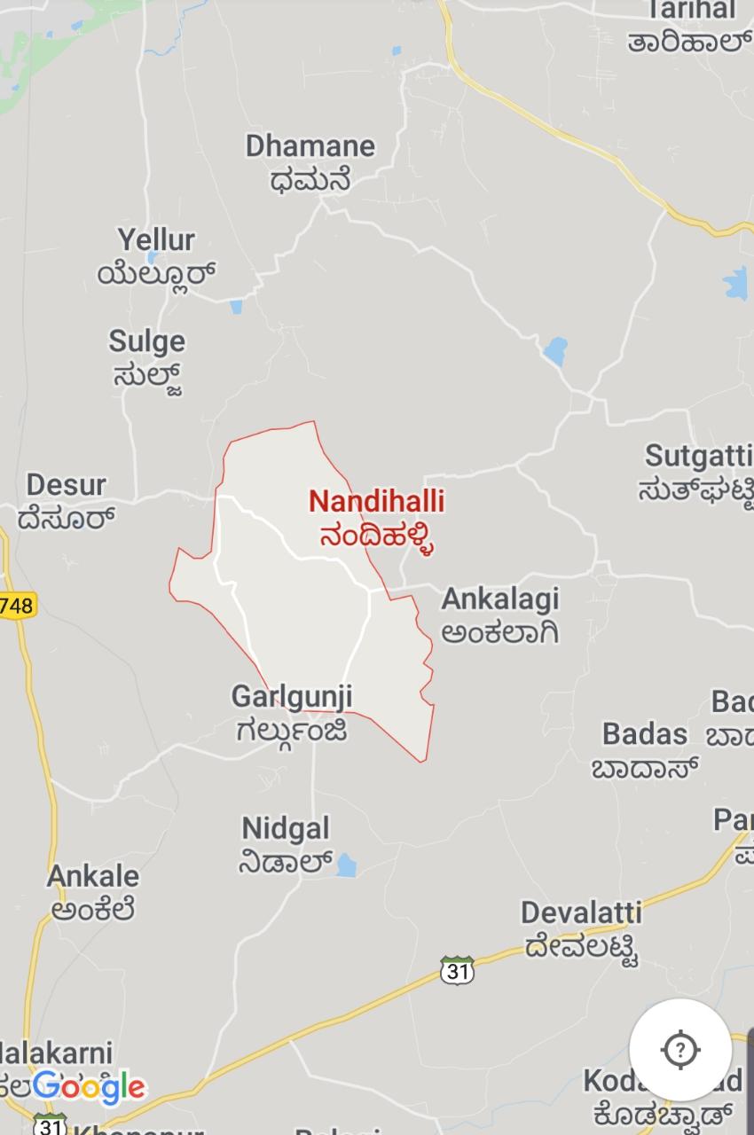 Nandihalli map
