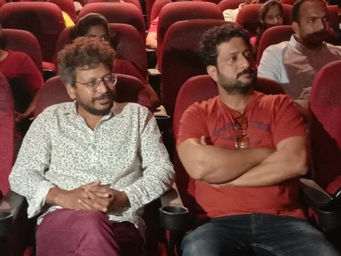 Actor Jitendra joshi director sanket kulkarni @ short film fest belgaum inox Actor Jitendra joshi director sanket kulkarni @ short film fest belgaum inox