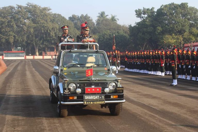 दिमाखदार सोहळ्याद्वारे मराठा सेंटरचे 654 जवान देश सेवेत रुजू