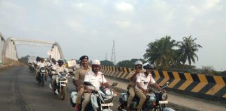 रहदारी पोलिसांची जागृती मोहीम Traffic police bgm