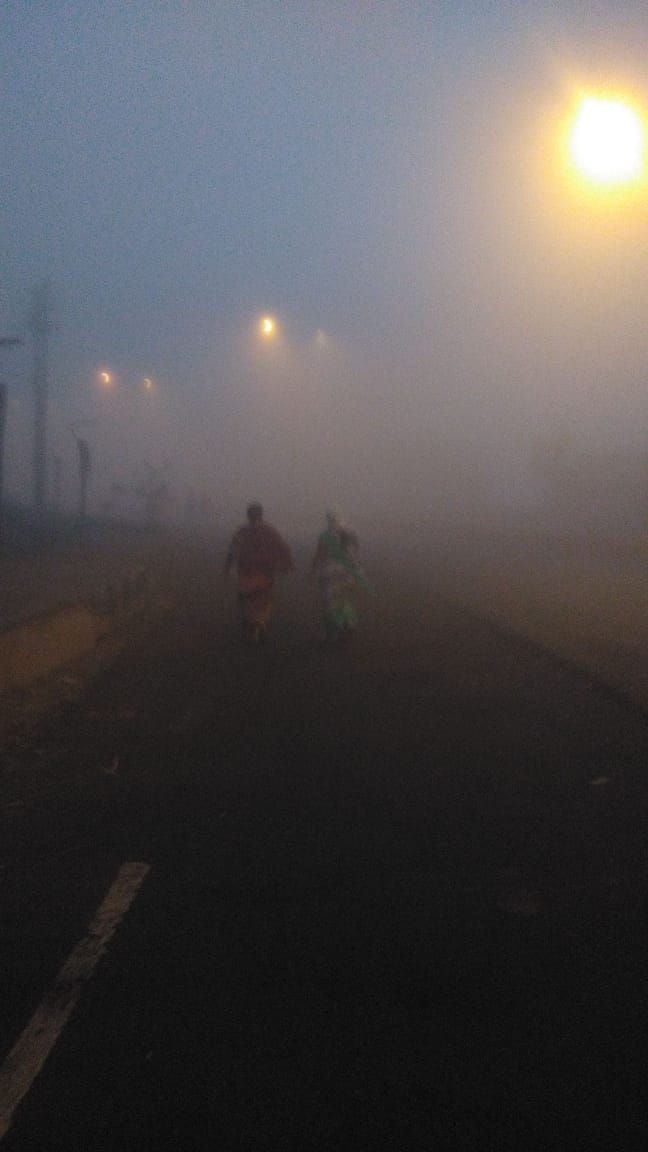 बेळगाव गारठलं पारा12 डिग्रीवर