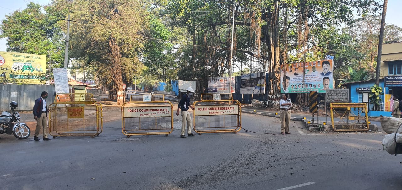 Main roads barricades