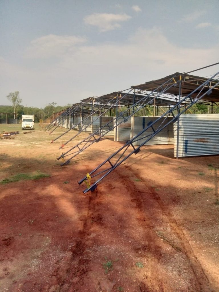Korona temprary wholsale vegetable market