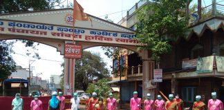 सांबरा येथील आशा व अंगणवाडी कार्यकर्त्यांचे कौतुक