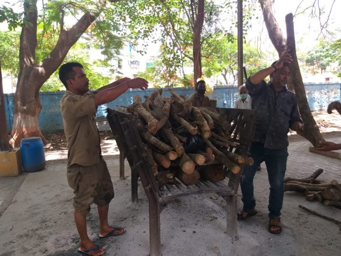 Helpless person creamition Creamition