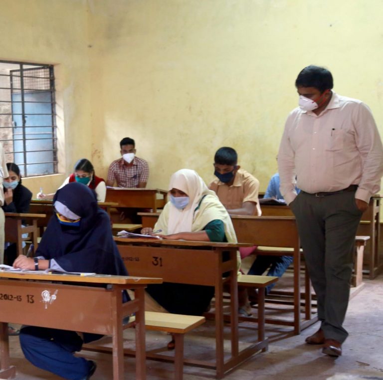 Zp cs visited sslc exam centre