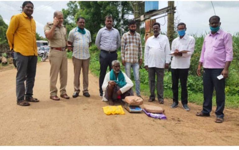 इथं झाला गांजा जप्त