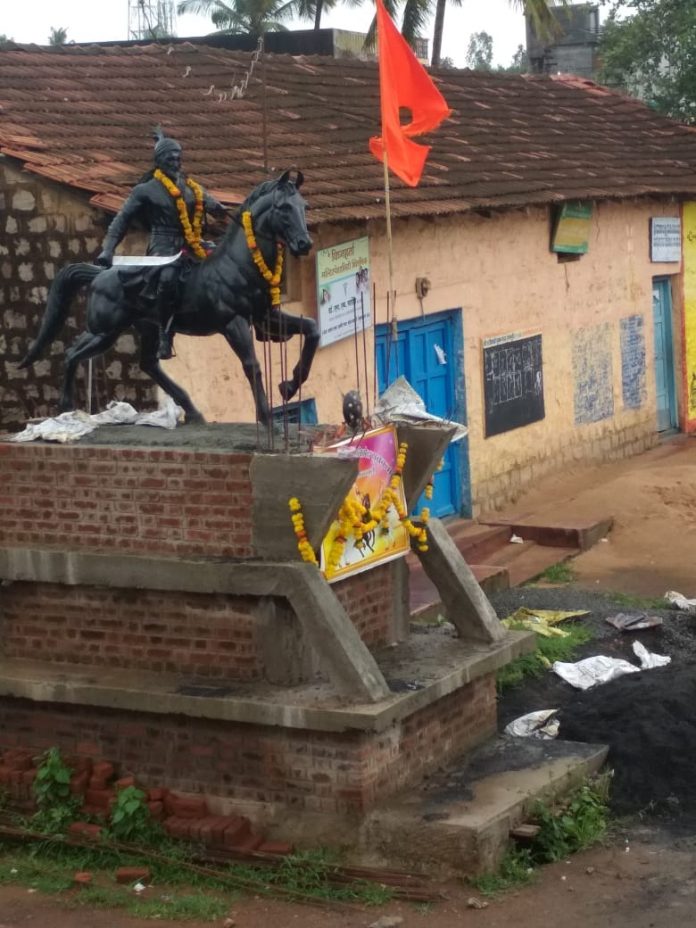 mangutti shiavji maharaj statue mangutti shivaji maharaj