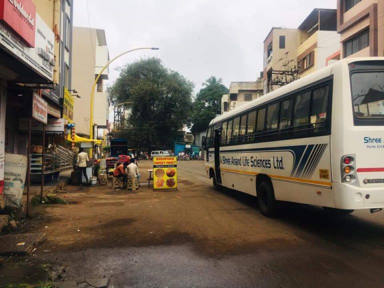 Encrochment shani temple road