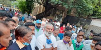 दसरोत्सवासाठी प्रशासनाकडे निवेदन सादर Camp dasara memo