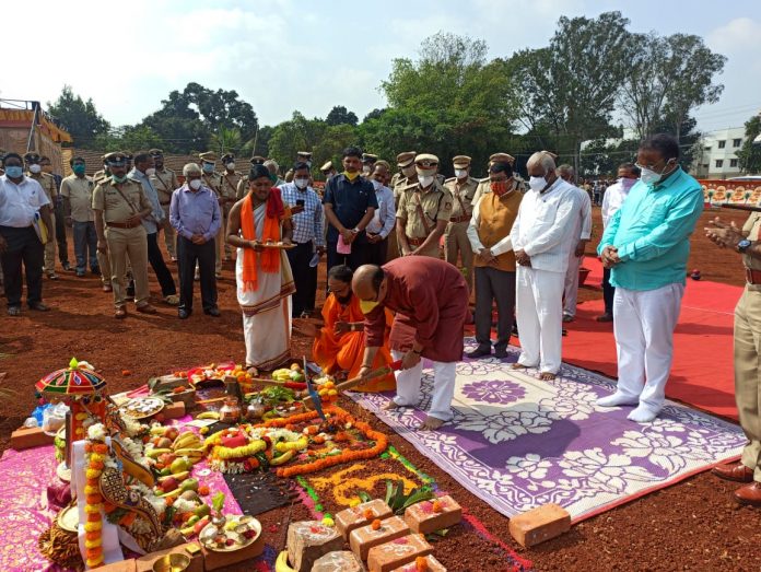 Police commissinor office bhumipujan Police commissinor office bhumipujan