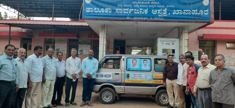 सुरेंद्र अनगोळकर फाउंडेशनतर्फे खानापूरसाठी मोफत शववाहिका