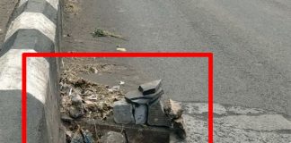 क्लबरोड्वर भले मोठे भगदाड! Pathhole club road