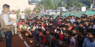 मेगा सैन्य भरती मेळाव्याला झाला प्रारंभ : शेकडो युवकांचा सहभाग ARmy rally