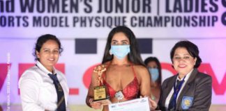 राष्ट्रीय शरीरसौष्ठव स्पर्धेत “हिने” मिळविले कांस्य पदक Women body building