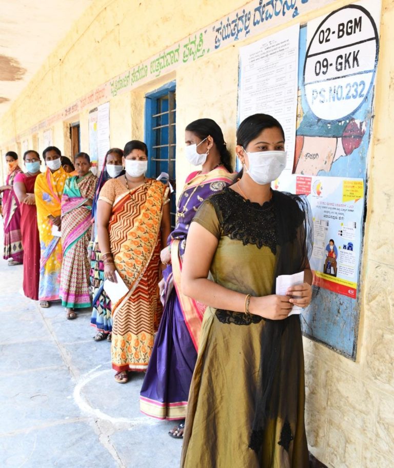 बेळगाव जिल्हा पोटनिवडणुकीसाठी ५४.०२ टक्के मतदान