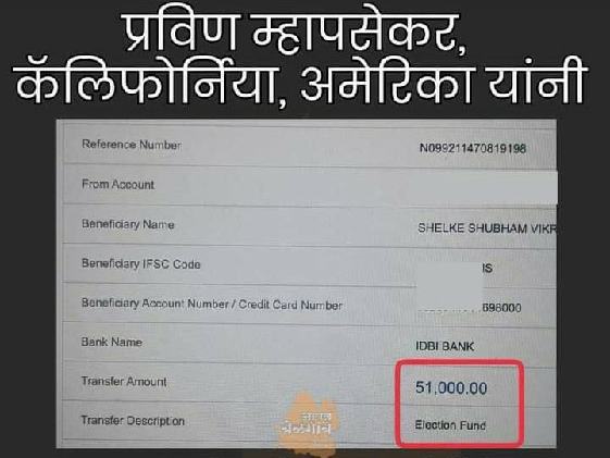 शुभम शेळकेंच्या उमेदवारीला अमेरिकेतून पाठिंबा; ५१ हजारांची आर्थिक मदत