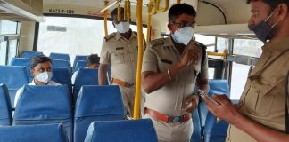 निगेटिव्ह सर्टिफिकेट नसल्याने बस परत पाठवली Bus kognoli