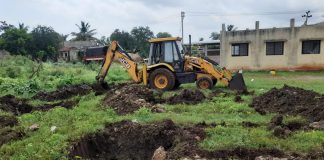 ग्रा. पं. इमारत बांधकामामुळे धामणे ग्रामस्थांत संताप Dhamne gp