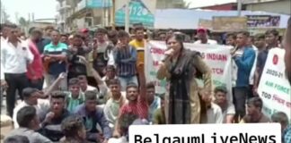 ‘अग्निपथ’ निषेधार्थ खानापुरात तीव्र आंदोलन Khanapur protest