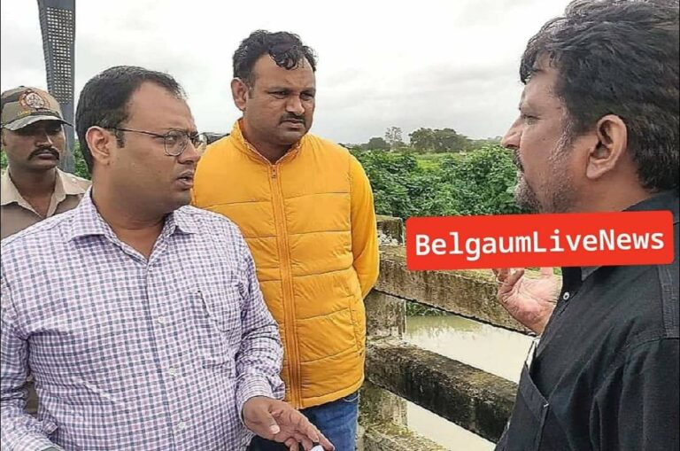 Dc visited bellari nala