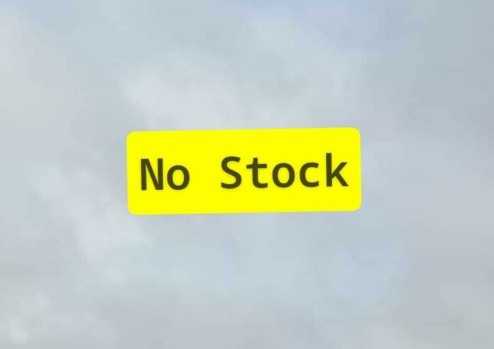 No stock