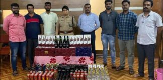 बेळगाव शहर सीसीबी पोलिसांच्या कारवाईत गोवा बनावटीची दारू जप्त Leaker