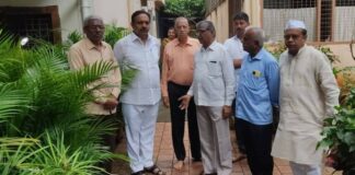 जयंत पाटील यांची बेळगावला धावती भेट Mes bgm