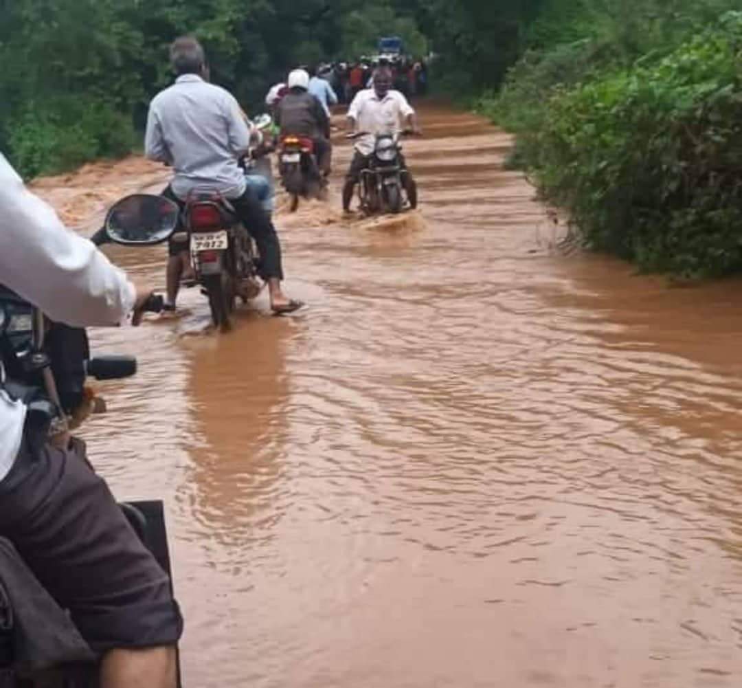 Water on road