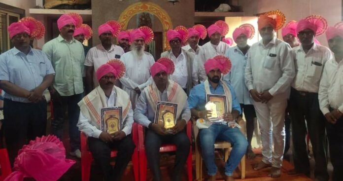 Sports man felicited Sports man felicited