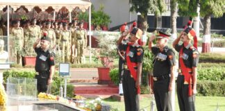 मराठा लाईट इन्फंट्री रेजिमेंटतर्फे मराठा दिन दिमाखात साजरा Mlirc bgm