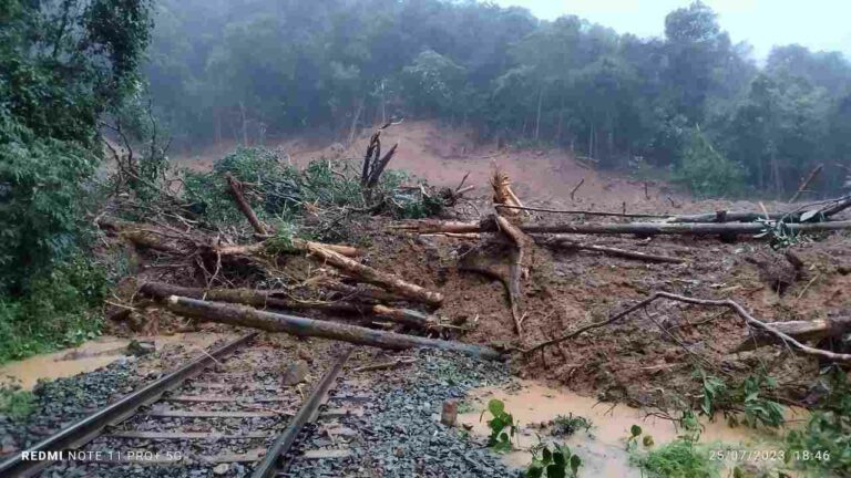 Lands slide dudhsagar