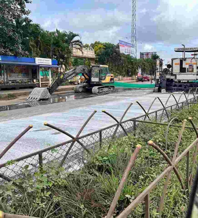 Khanapur road work Khanapur road work