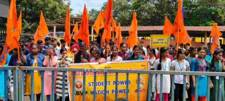 Abvp protest